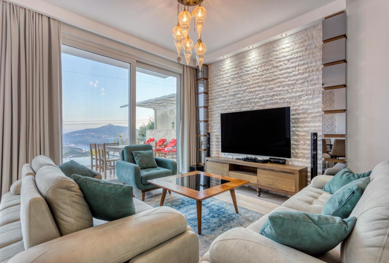 Villa Lucida - Kalkan Hills - Exclusive Villas With Private Pool And Majestic Sea Views المظهر الخارجي الصورة